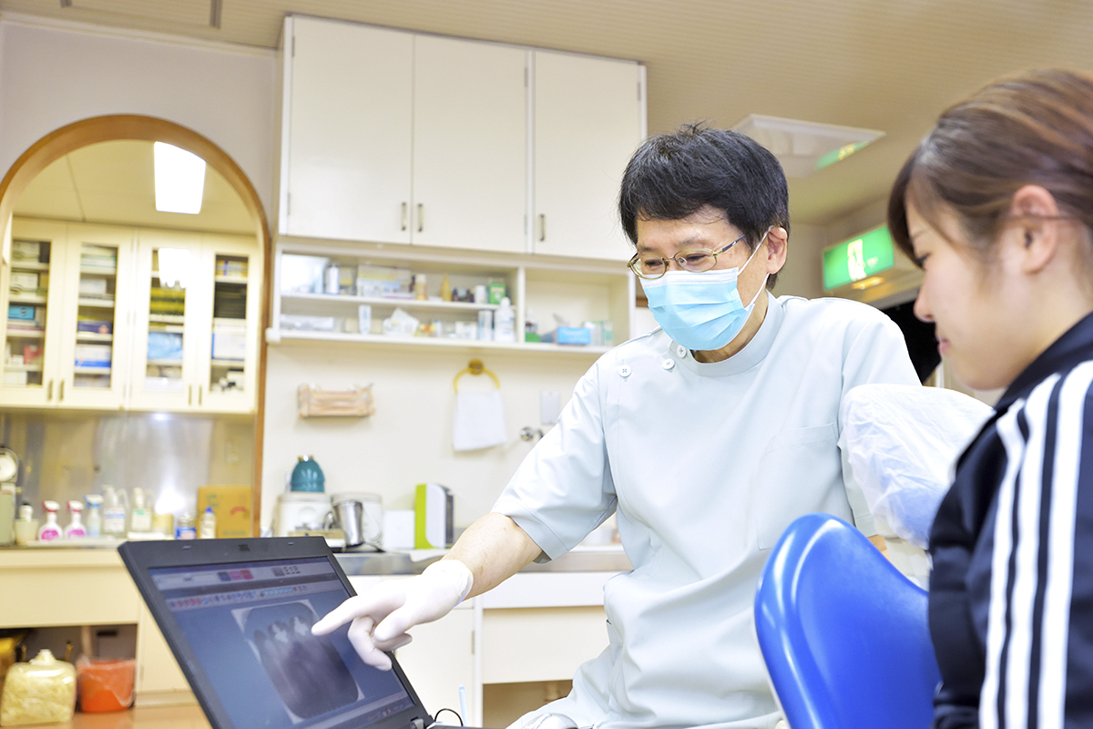 治療前の説明と同意を重視、アットホームで話しやすい雰囲気